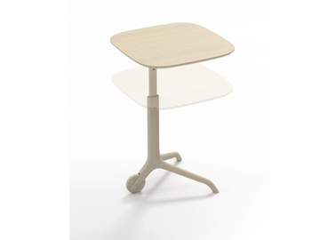IL FURBO - Square height-adjustable beech coffee table by Danese Milano - view 3